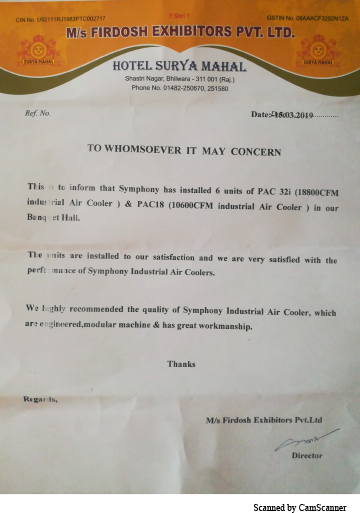 PAC 32i (18800CFM) and PAC18 (10600CFM) Industrial Air Cooler