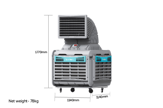 Industrial Duct Air Cooler System for Factory
