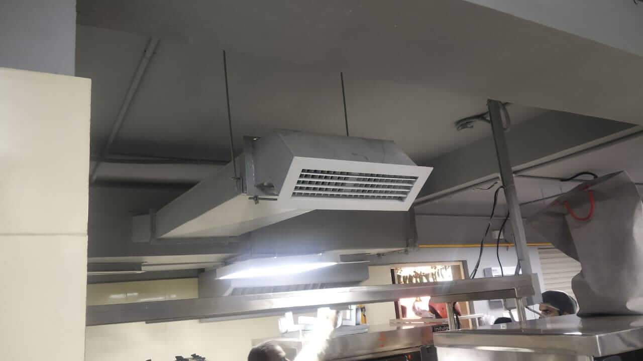 Industrial Cooling System for Warehouse