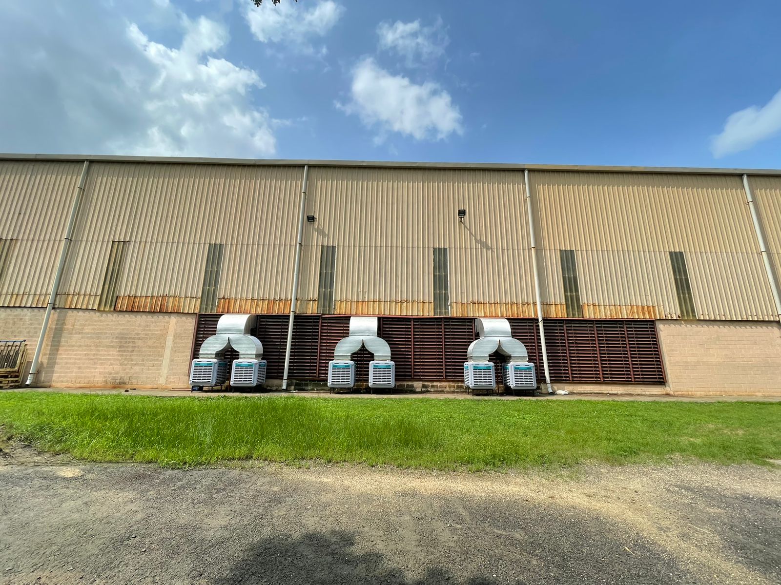 Industrial Cooling System for Warehouse