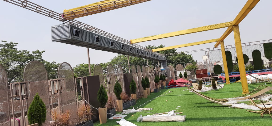 Industrial Cooling System for Warehouse