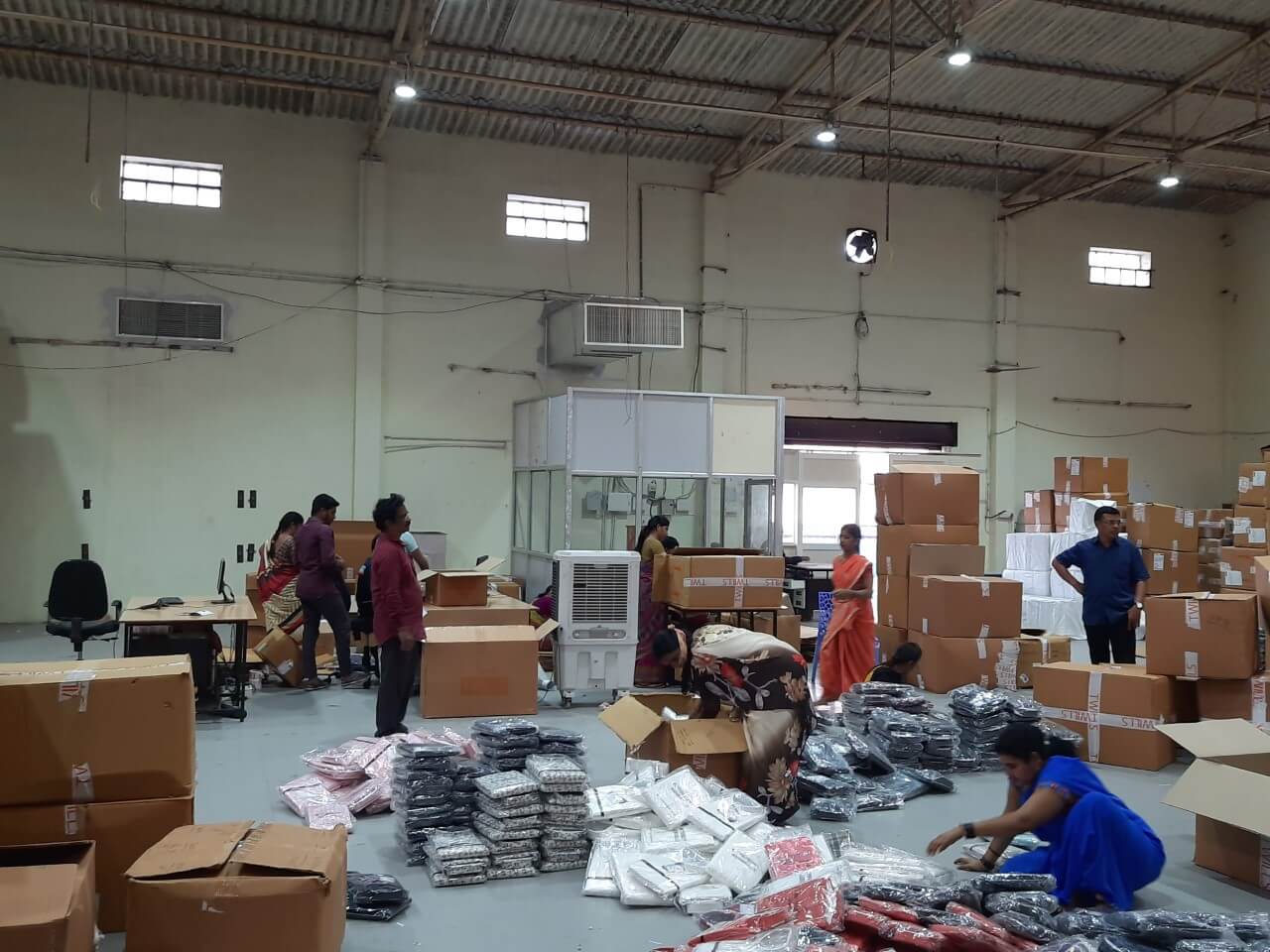 Industrial Cooling System for Showroom